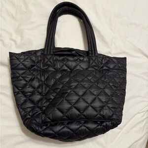 Quince Transit Quilted Carry All Tote Black